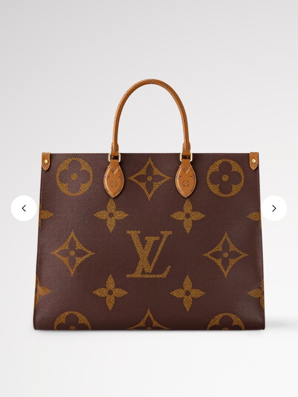 Louis Vuitton Brown Monogram Onthego Tote GM